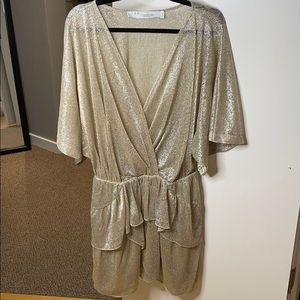 IRO gold dress